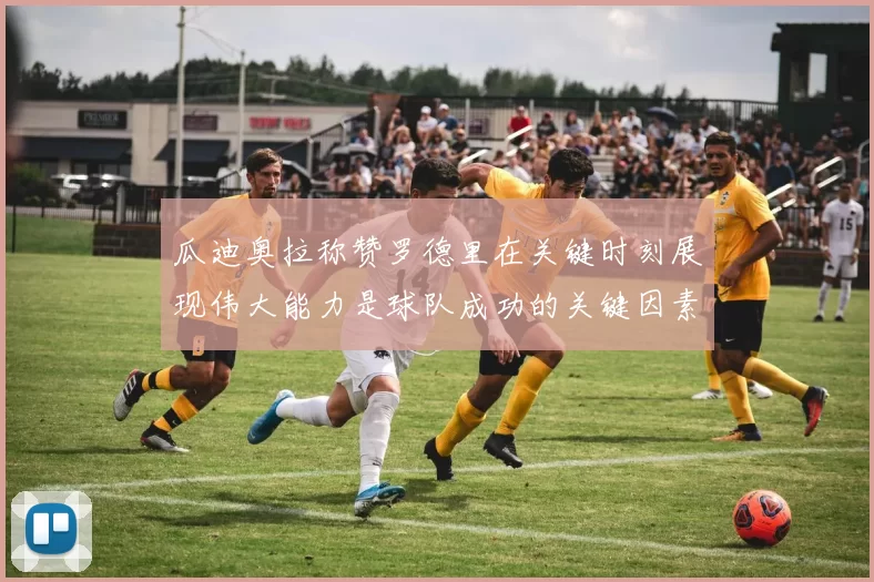 瓜迪奥拉称赞罗德里在关键时刻展现伟大能力是球队成功的关键因素